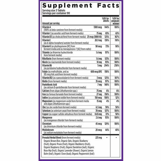 Perfect Prenatal Multivitamin, NCH